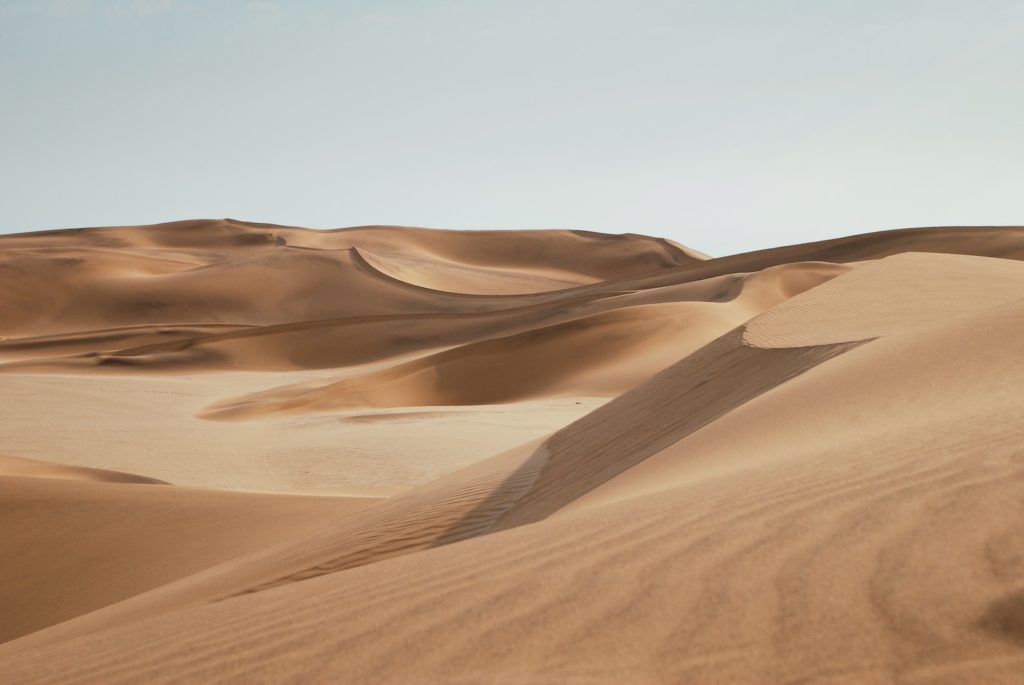Un chemin dans le désert